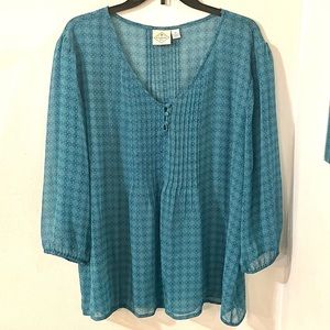St John’s Bay Blouse with Pleats